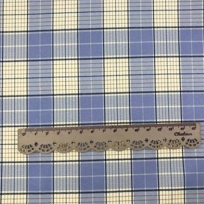 China 97% Polyester 3% Spandex Madras Gingham Plaid Fabric 160gsm Multi Colour for sale