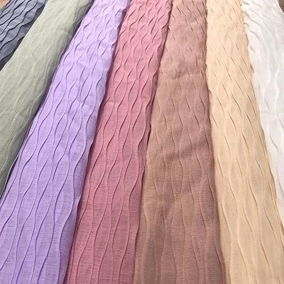 China 80gsm Chiffon Jacquard Crepe Fabric for sale