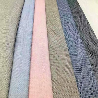 China 111gsm Cotton Yarn Dyed Woven Fabric for sale