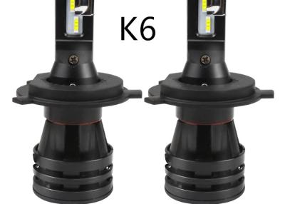 China Super Bright Car High Beam Led Lights K6 Canbus 12000lm 75W 9-32V IP67 for sale