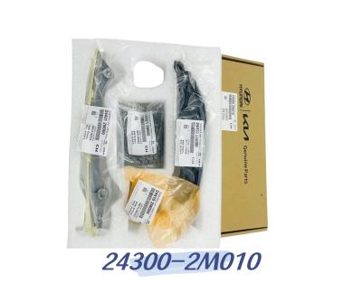 China Korean Auto Engine Timing Chain Parts 24300-2M010 Timing Chain Kit For Hyundai G4FL 243002M010 en venta