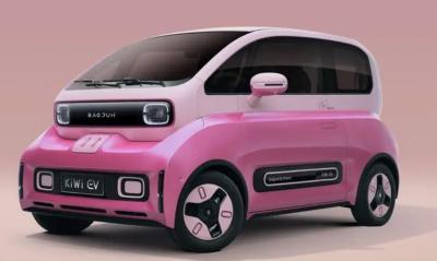 China 2023 Mini Electric Car Long Range 100% New Baojun Kiwi EV Vehicle for sale