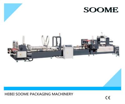China Big Dimension Carton Folder Gluer Stainless Steel Glue Wheel Simple Structure High Reliability for sale