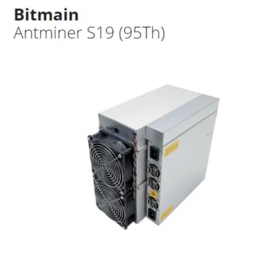 China Bitmain Antminer S19 95TH/s  asic Blockchain mining Bitcoin Miner Machine 3250W for sale