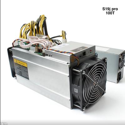 China Minero Machine 3500W Bitmain Antminer S19 J de 100TH/S Bitcoin favorable en venta