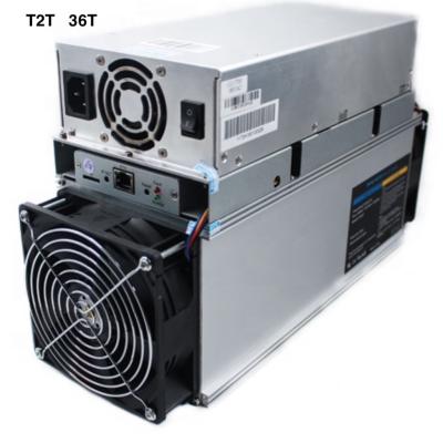 China Poder de Machine 2000W-2400W do mineiro do turbocompressor 36T Bitcoin do T2 de Innosilicon T2T à venda
