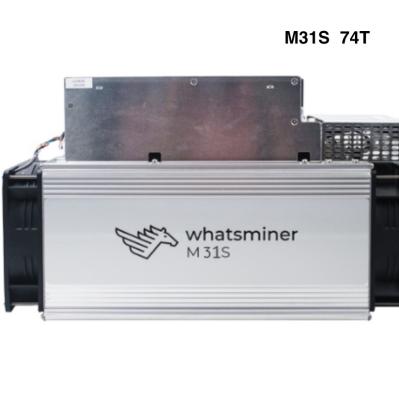 China MicroBT Whatsminer M31s 74TH/S BTC Miner Machine 3000W-3500W for sale