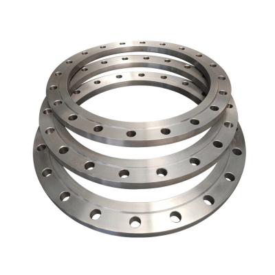 China Metal Pad Gasket Stamping Titanium Flange Steel Threaded Flange Piece For Petrochemical for sale