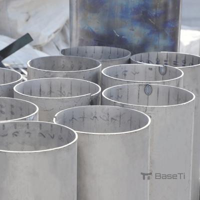 China Tubo sin costuras de titanio de gran diámetro ASTM B862 para plantas de desalinización en venta