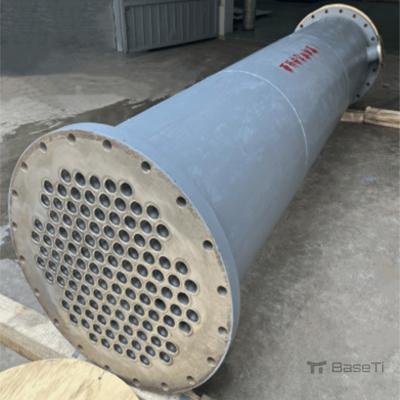 China Concha de titanio en forma de U y intercambiador de calor de tubo enfriador de bobina de titanio agitador de titanio equipo de níquel en venta