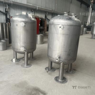 China Customized Closed Titanium Storage Tank Reactor Titanium Tube Heat Exchanger for sale