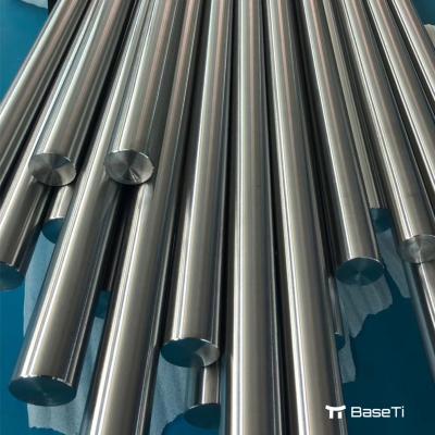 China Grade 5 Grade 2 Polished Titanium Rod Ti 6al 4v Titanium Bars Round For Dental Implants for sale