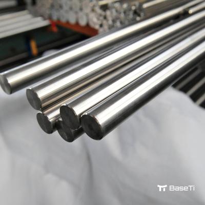 China Medical Titanium Round Bar Solid Titanium Rod ASTM F136 ASTM F1295 For Orthopedic Implants for sale