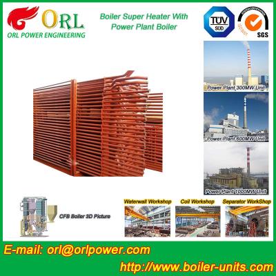 China Carbon Steel Tube Coil Superheater In Thermal Power Plant CFB Boiler for sale