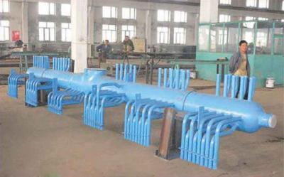 China Distribuidores de alta temperatura do encabeçamento da caldeira com encanamento do distribuidor da caldeira à venda