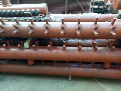China Water Tube Boiler Header Manifolds TUV Standard , Water Boiler Header for sale