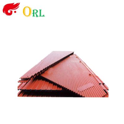 China Power Station Boiler Water Wall Panel / Boiler Membrane Wall Tube High Efficiency for sale