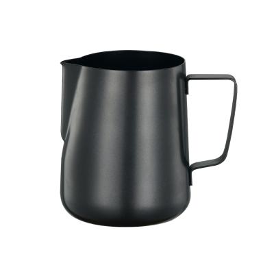 China New Design Stainless Steel Jug Stocked Latte Art Cup Steaming Milk Pitcher for sale