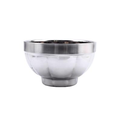China Sustainable 201 Stainless Steel Bowl Kitchenware Easy Clean Serving Bowl Eco Friendly Treasure Bowl en venta