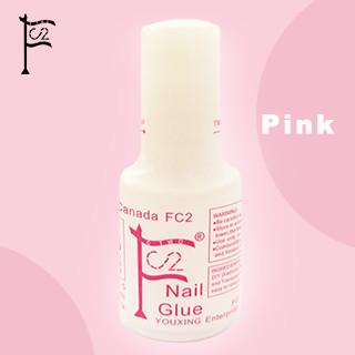 China 5g pink Nail glue cyanoacrylate nail art for sticking fake/artificial nail for sale