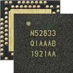 中国 NRF52833-QDAA-B-Rの北欧の半導体RFシステム- SoC 105 C Bluetooth 5.3 SoC Bluetooth 販売のため