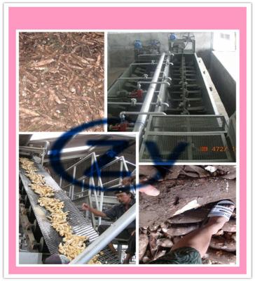 China Easy Operator Cassava Paddle Washing Machine CS Material 22kw Motor for sale