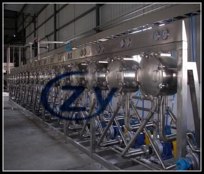 China Amido de aço inoxidável completo que faz a máquina a hidro unidade do ciclone capacidade diferente à venda