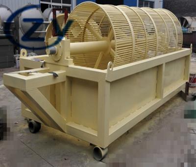 China Drum Rotary Peeling Machine For Cassava Tapioca By Seimens Motor Multi Size for sale