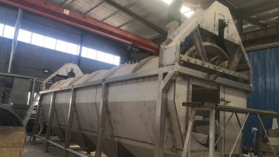 China Carbon Steel Fresh Potato Rotary Washing Machine 20t/H 15kw for sale
