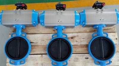 China AT series Pneumatic Butterfly Valve Rack And Pinion Pneumatic Actuator Control Valves for sale