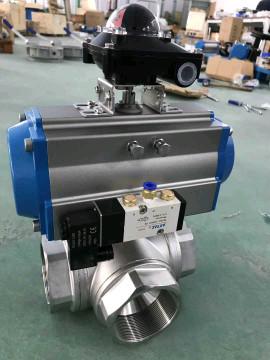 중국 3차원 공압 밸브 액추에이터 제조업체 DIN3337 판매용