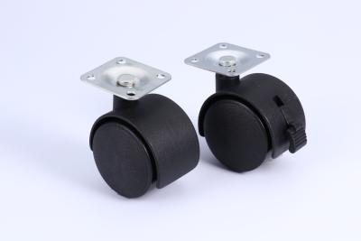 China Antiwear Sturdy Small Furniture Casters , Multiscene Rolling Wheels For Furniture for sale
