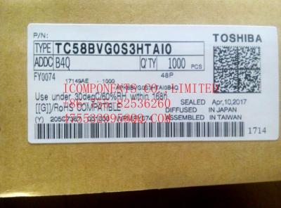 China TC58BVG0S3HTAI0  KIOXIA	B-NAND Flash Parallel 3.3V 1G-bit  I-Temp  48-Pin TSOP for sale