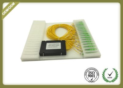 China PLC Fiber Optic Splitter With SC FC Connector For Optical Communication for sale