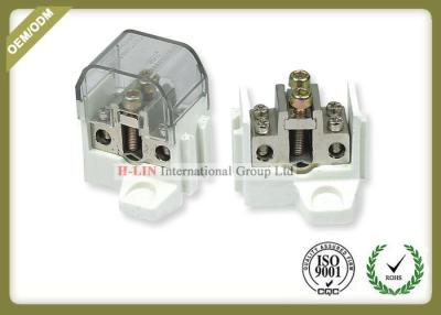 China Mechanial Strength Fiber Optic Tools White Power Distribution Blocks Connector for sale