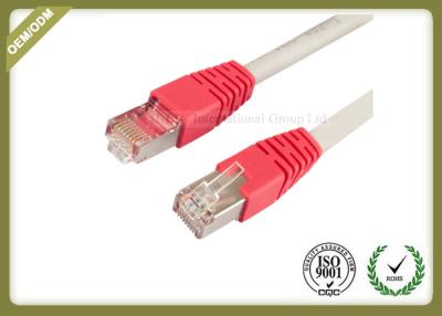 China 10G / 1000 BASE -T Cat6 Network Patch Cord With Gold Plated Connector for sale