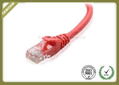 China Professional Category 6 Patch Cable / Ethernet Patch Leads RoHS Material for sale