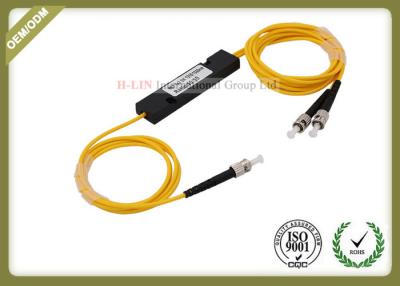China Mini tipo divisor 1*2 do atarraxamento da fibra ótica de FBT com um comprimento de 1,5 medidores à venda
