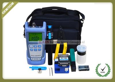 China Full Set FTTH Tool Kit With Fiber Optic Cleaver FC - 6S / Optical Power Meter for sale