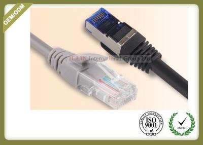 China Cat5e Network Patch Cord Solid Bare Copper With Different Kind RJ45 Connector for sale