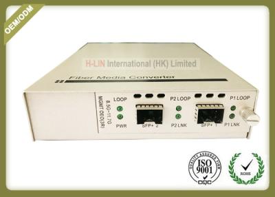 China Standalone Type Optical Media Converter 10G - BASE - FX With Full State LED Display for sale