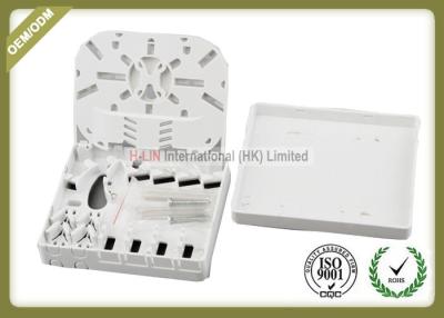 China Small Size Fiber Optic Termination Box SC Adapters White Color For FTTH for sale