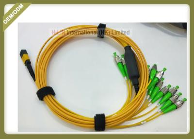China Low Insertion Loss Fiber Optic Patch Cord LSZH / OFNP Jacket For Servo System for sale