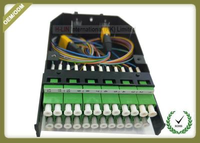 China 24 Cores FTTH Termination Box MPO Metal Cassete With LC Adapters for sale