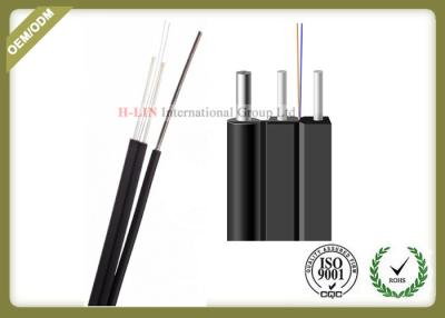 China Light Weight FTTH Aerial Drop Cable Novel Flute With Non - Metal Strength Member for sale