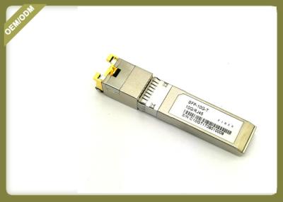 China 10GBASE-T SFP Transceiver Module Copper RJ45 Port Connector 10G Cat5 Cabling Type for sale
