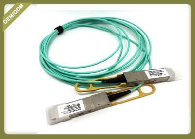 China cables ópticos activos compatibles de la red 40G AOC QSFP+ AOC Om3 del módulo de la fibra de 3.3V SFP en venta