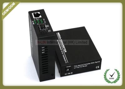 Chine SFP raine le connecteur optique du convertisseur 10/100/1000M Gigabit Ethernet LC de médias de fibre à vendre
