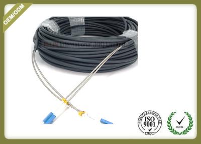 China CPRI LC ao diâmetro exterior do duplex 7mm do cabo de remendo da fibra ótica do LC FTTA para o uso exterior à venda