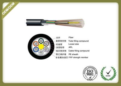 China Estratificação exterior do polietileno do alumínio do cabo de fibra ótica GYTA à venda